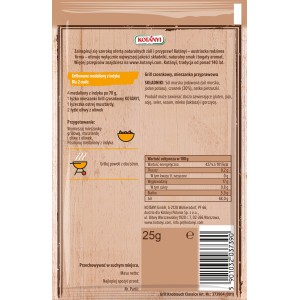 Kotányi Grill Czosnkowy Mieszanka Przyprawowa 25G